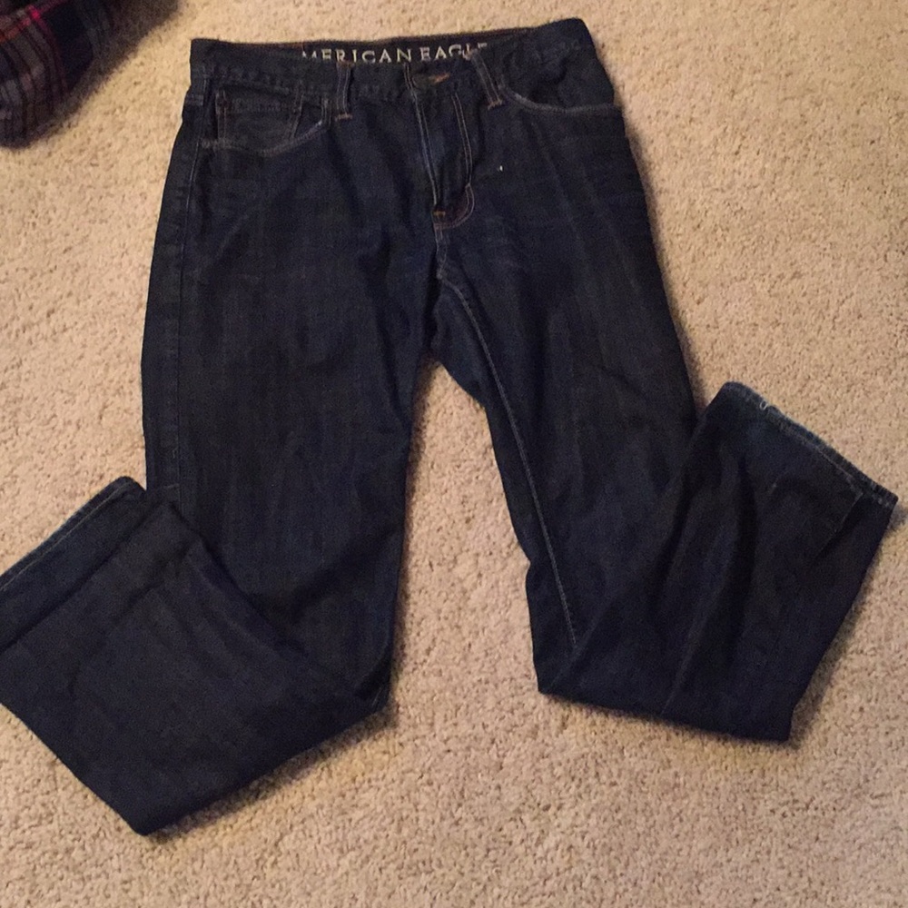 Dark rinse jeans
